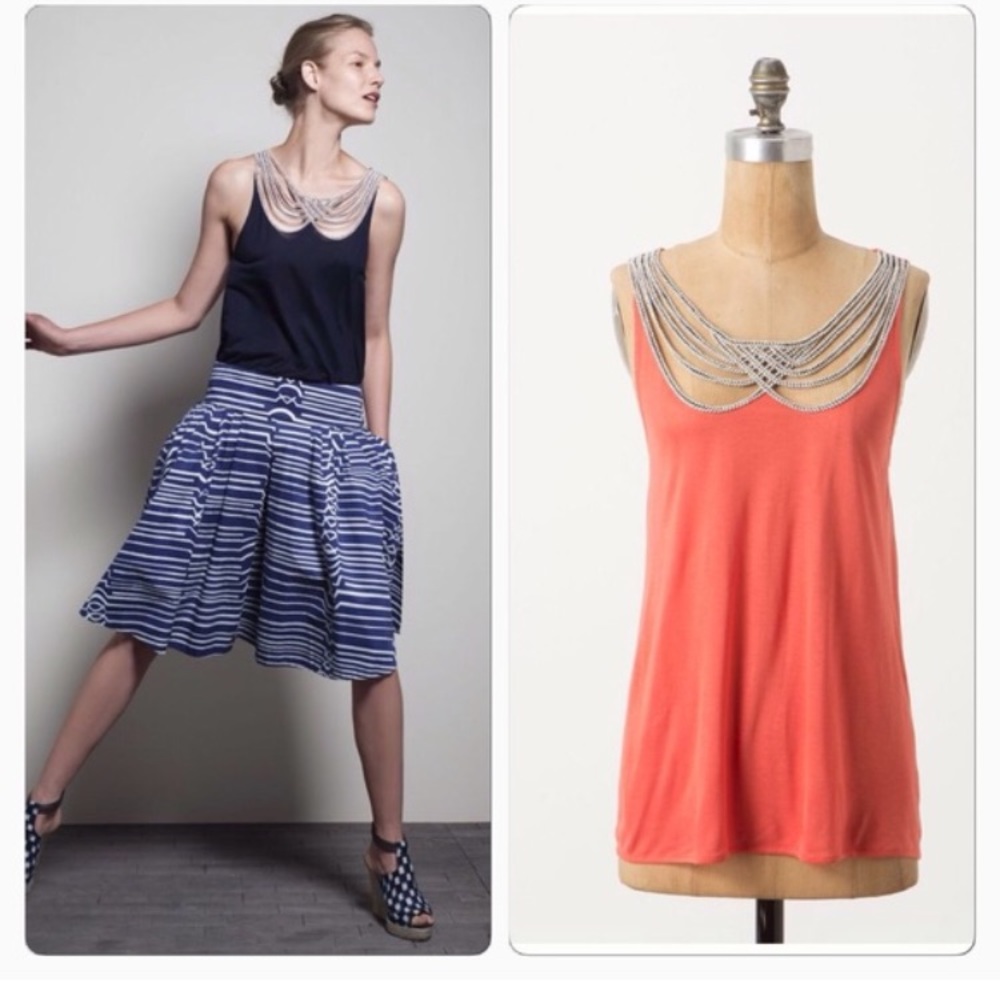 ⚡️SALE⚡️Anthropologie Leifnotes Scalloped Strings